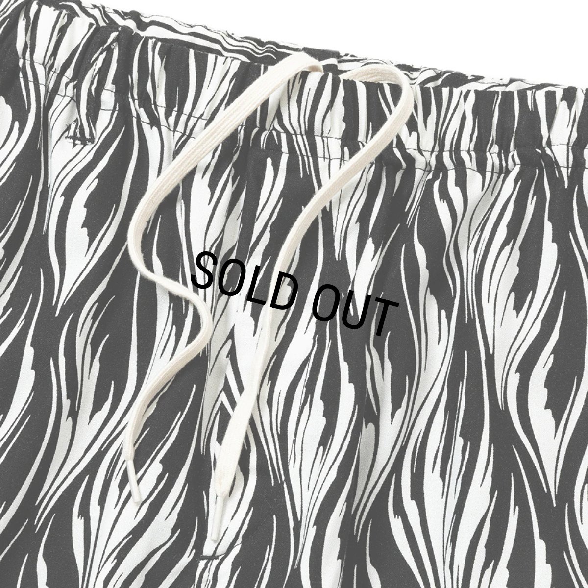 画像3: CALEE/FEATHER PATTERN EASY TROUSERS（WHITE）［フェザーイージートラウザース-23秋冬］ (3)