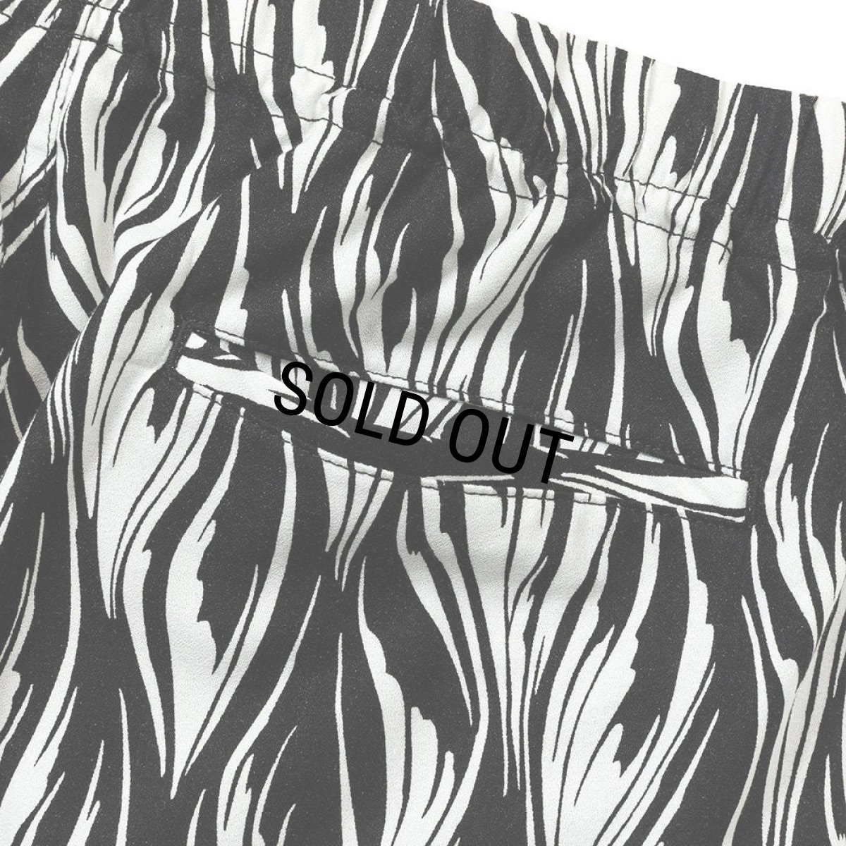 画像5: CALEE/FEATHER PATTERN EASY TROUSERS（WHITE）［フェザーイージートラウザース-23秋冬］ (5)