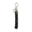 画像2: CALEE/STUDS LEATHER ASSORT KEY RING -TYPE I- B（BLACK B）［スタッズレザーキーリング-23秋冬］ (2)