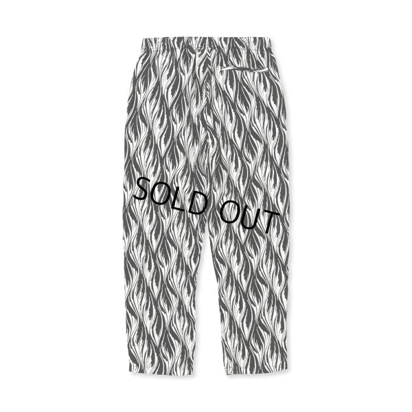 画像2: CALEE/FEATHER PATTERN EASY TROUSERS（WHITE）［フェザーイージートラウザース-23秋冬］