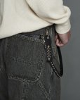 画像5: CALEE/STUDS LEATHER ASSORT KEY RING -TYPE I- C（BLACK C）［スタッズレザーキーリング-23秋冬］ (5)