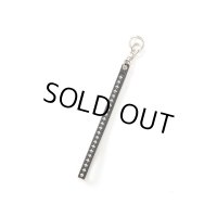 CALEE/STUDS LEATHER WRIST STRAP（BLACK）［スタッズレザーリストストラップ-23秋冬］