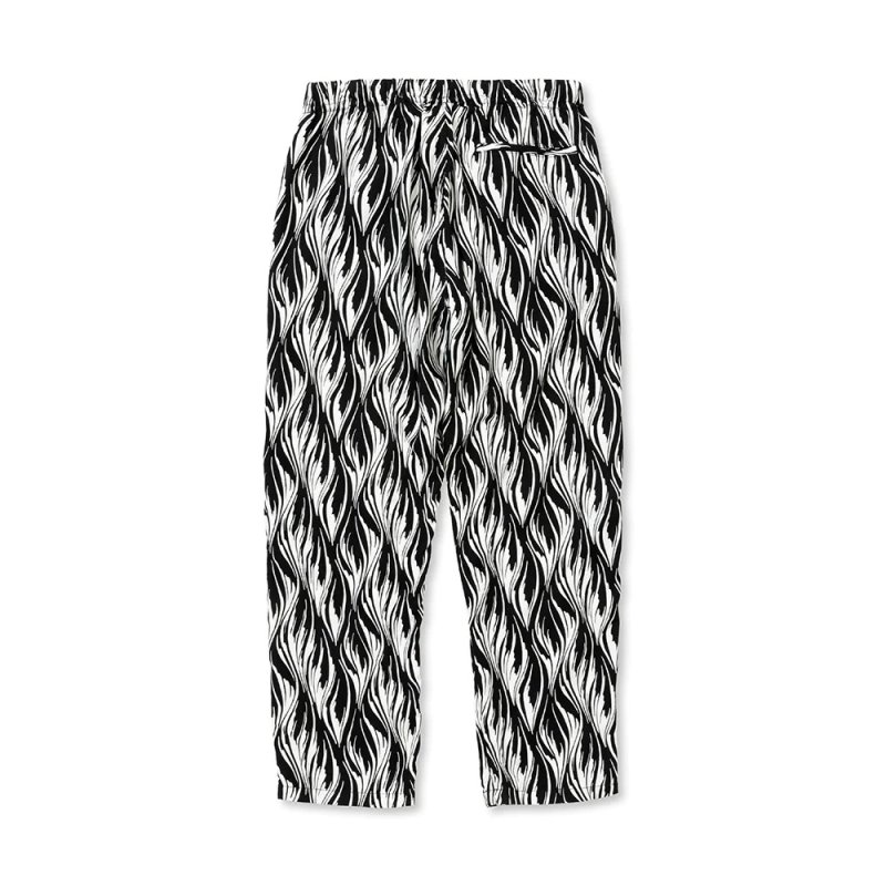 画像2: CALEE/FEATHER PATTERN EASY TROUSERS（WHITE）［フェザーイージートラウザース-23秋冬］