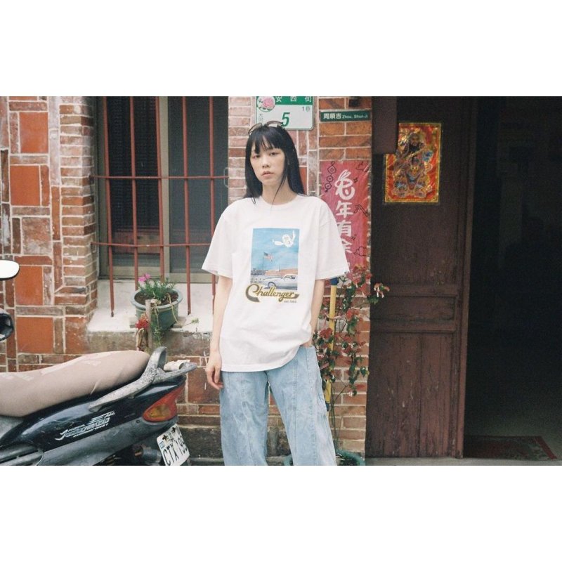 画像3: CHALLENGER/CLOUDS TEE（WHITE）［プリントT-23秋冬］