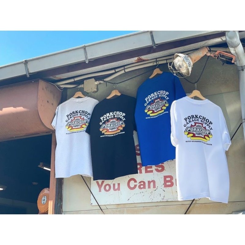 画像3: PORKCHOP/3D B&S TEE（WHITE）［プリントT-23秋冬］