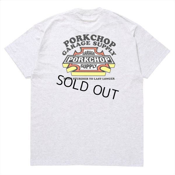 画像1: PORKCHOP/3D B&S TEE（GRAY）［プリントT-23秋冬］