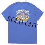 PORKCHOP/3D B&S TEE（BLUE）［プリントT-23秋冬］