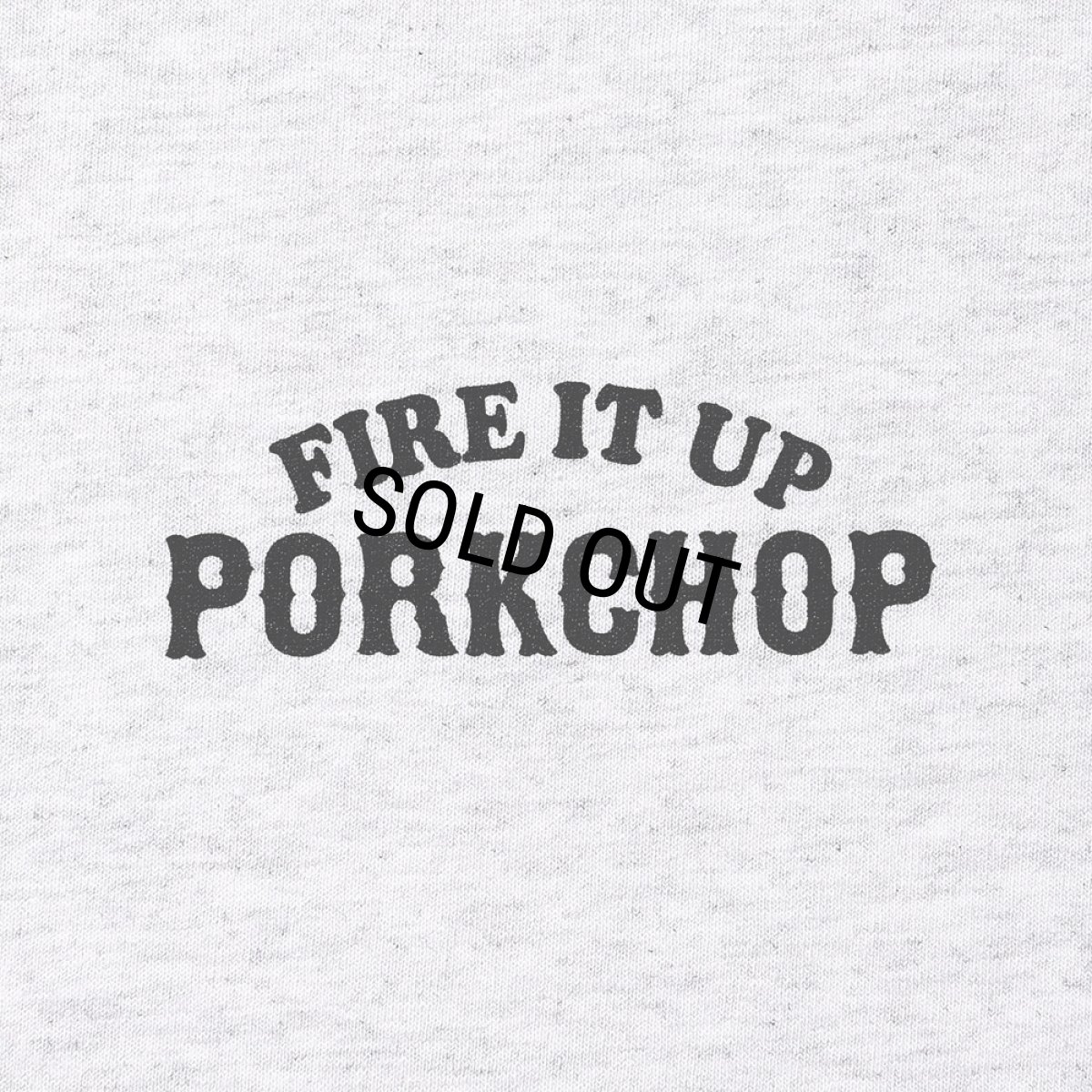 画像3: PORKCHOP/3D B&S TEE（GRAY）［プリントT-23秋冬］ (3)