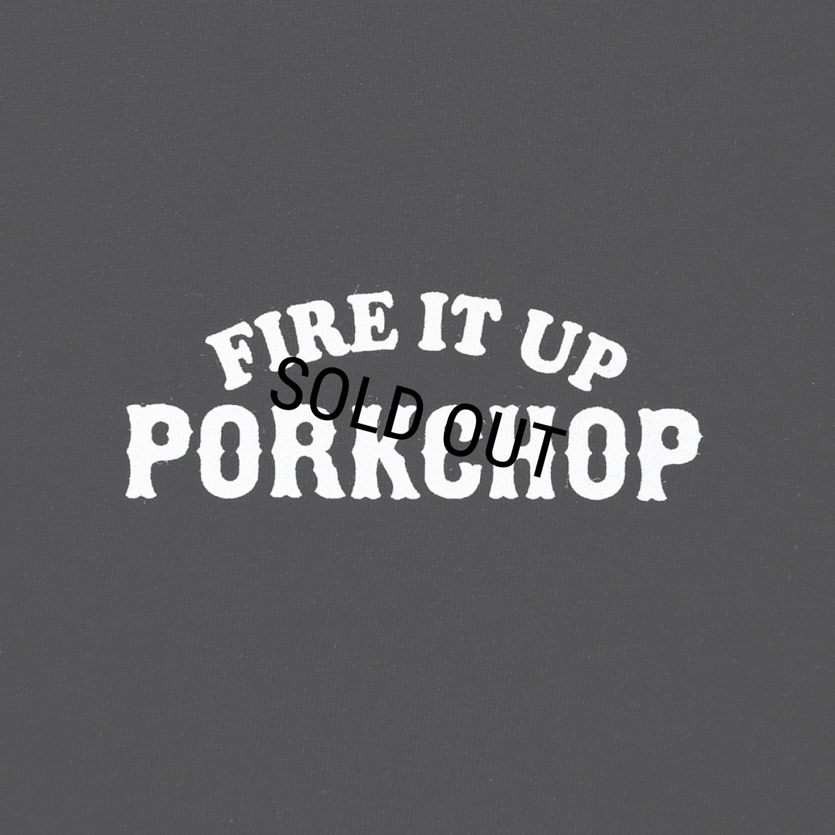 画像3: PORKCHOP/3D B&S TEE（BLACK）［プリントT-23秋冬］ (3)