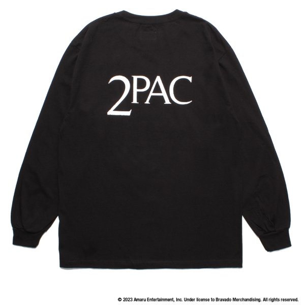 画像2: WACKO MARIA/2PAC / LONG SLEEVE T-SHIRT（BLACK）［プリント長袖T-23秋冬］