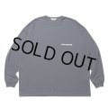 COOTIE PRODUCTIONS/Dry Tech Jersey Oversized L/S Tee（Gray）［ドライテックオーバーサイズ長袖T-23秋冬］