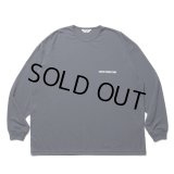 COOTIE PRODUCTIONS/Dry Tech Jersey Oversized L/S Tee（Gray）［ドライテックオーバーサイズ長袖T-23秋冬］