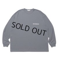 COOTIE PRODUCTIONS/Dry Tech Jersey Oversized L/S Tee（Gray）［ドライテックオーバーサイズ長袖T-23秋冬］