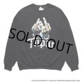 WACKO MARIA/2PAC / SWEAT SHIRT（BLACK）［クルーネックスウェット-23秋冬］
