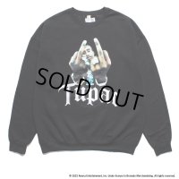 WACKO MARIA/2PAC / SWEAT SHIRT（BLACK）［クルーネックスウェット-23秋冬］