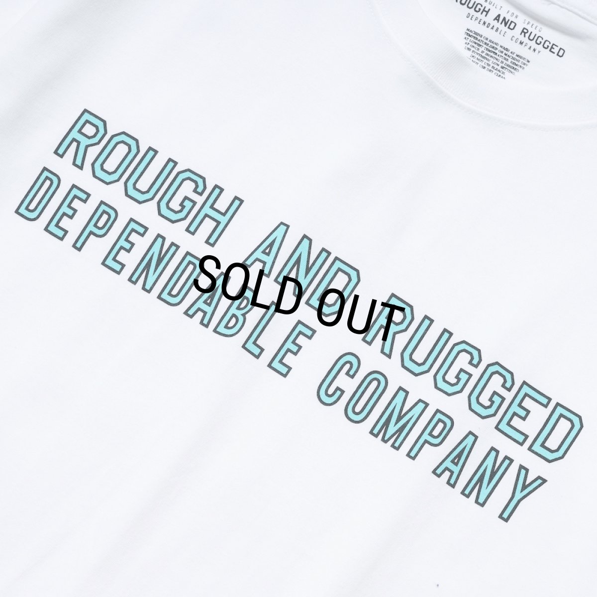 画像3: ROUGH AND RUGGED/DESIGN CT-01（WHITE）［プリントT-23秋冬］ (3)