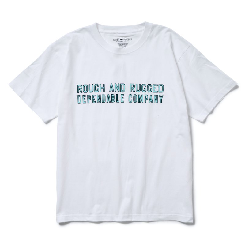 画像1: ROUGH AND RUGGED/DESIGN CT-01（WHITE）［プリントT-23秋冬］