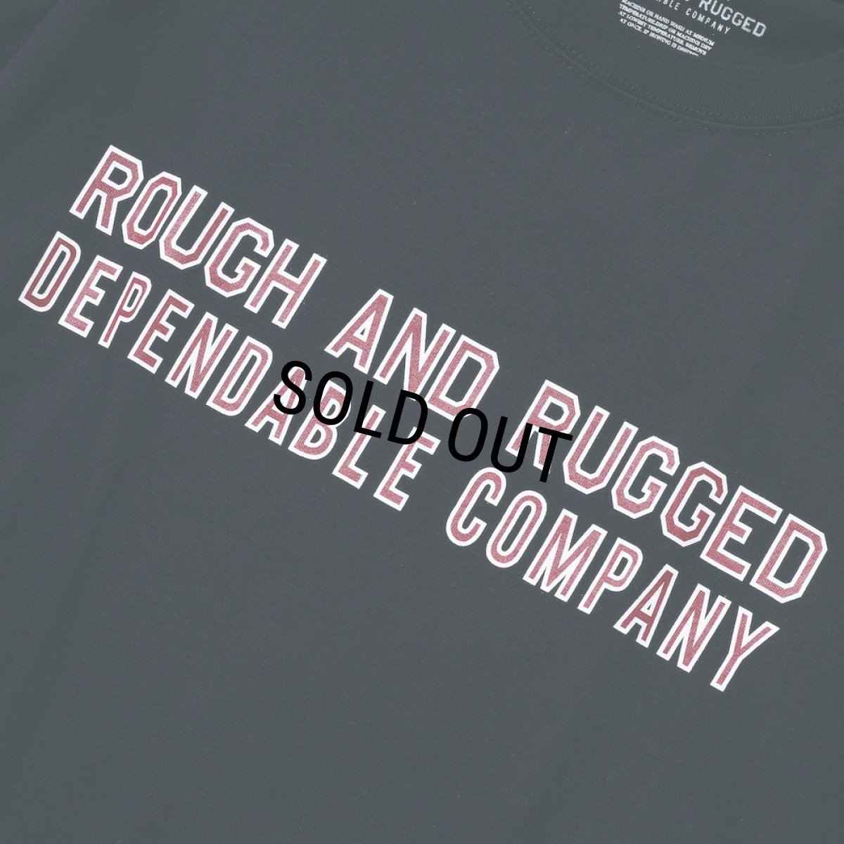 画像3: ROUGH AND RUGGED/DESIGN CT-01（BLACK）［プリントT-23秋冬］ (3)