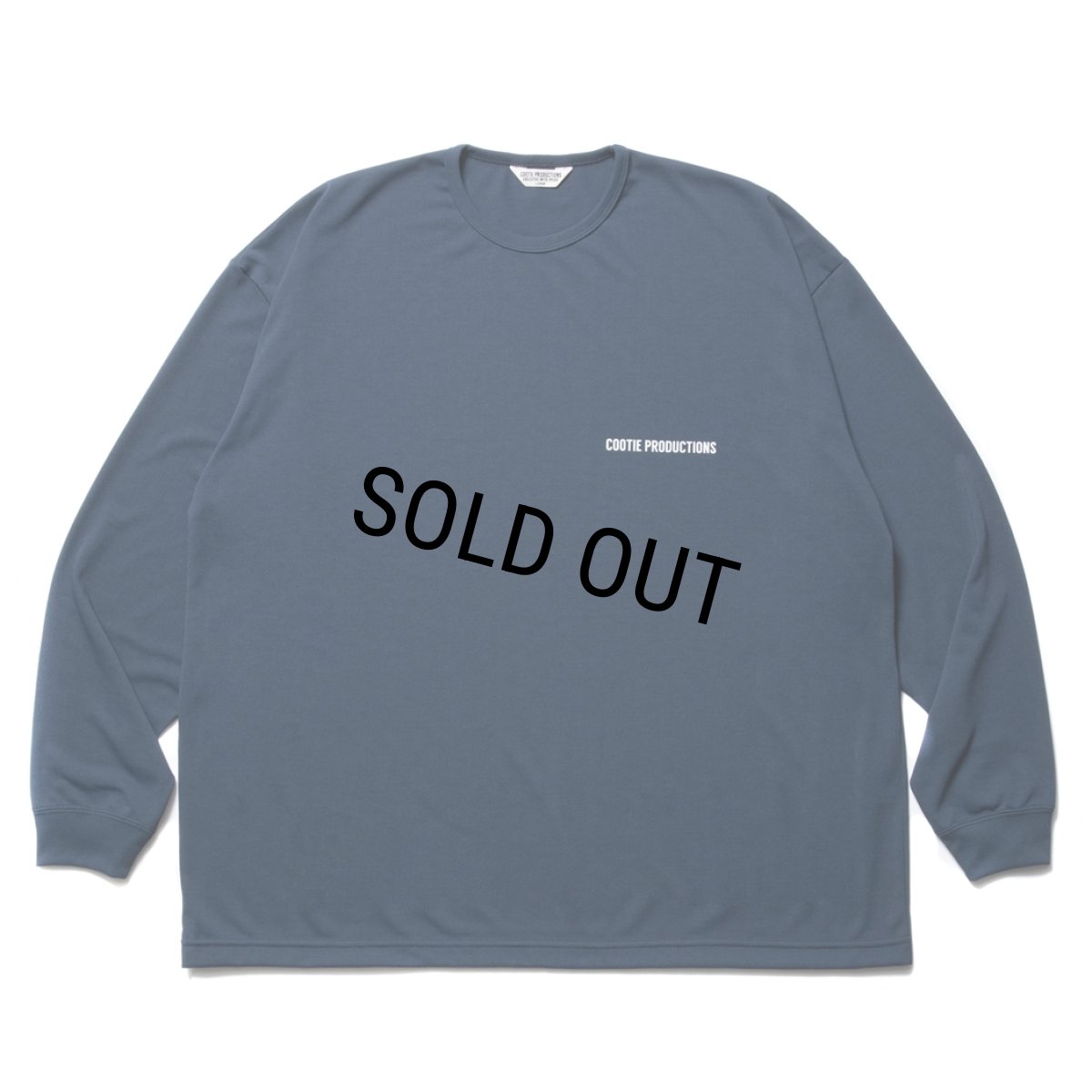 画像1: COOTIE PRODUCTIONS/Dry Tech Jersey Oversized L/S Tee（Navy）［ドライテックオーバーサイズ長袖T-23秋冬］ (1)