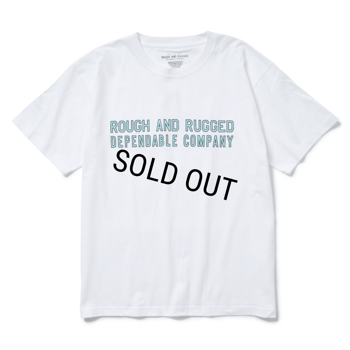 画像1: ROUGH AND RUGGED/DESIGN CT-01（WHITE）［プリントT-23秋冬］ (1)
