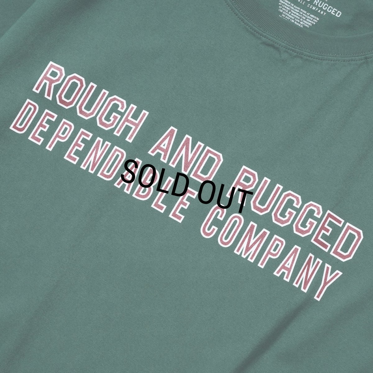 画像3: ROUGH AND RUGGED/DESIGN CT-01（IVY GREEN） 【30%OFF】［プリントT-23秋冬］ (3)
