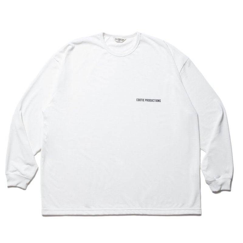 画像1: COOTIE PRODUCTIONS/Dry Tech Jersey Oversized L/S Tee（Off White）［ドライテックオーバーサイズ長袖T-23秋冬］