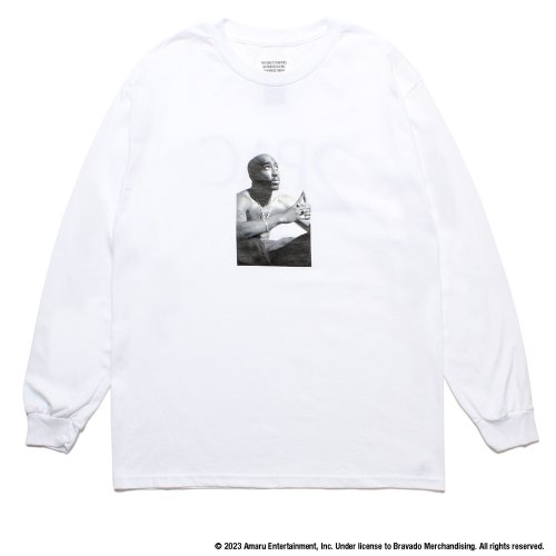 他の写真1: WACKO MARIA/2PAC / LONG SLEEVE T-SHIRT（WHITE）［プリント長袖T-23秋冬］