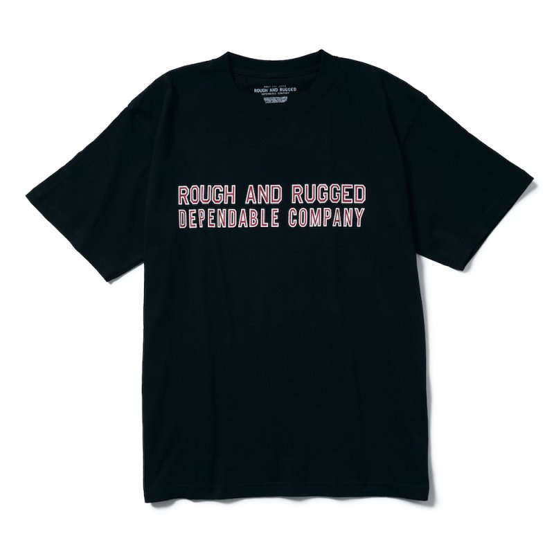 画像1: ROUGH AND RUGGED/DESIGN CT-01（BLACK）［プリントT-23秋冬］