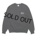 WACKO MARIA/SWEAT SHIRT（BLACK）［クルーネックスウェット-23秋冬］