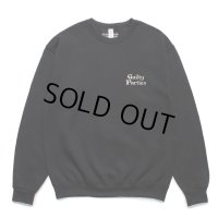 WACKO MARIA/SWEAT SHIRT（BLACK）［クルーネックスウェット-23秋冬］