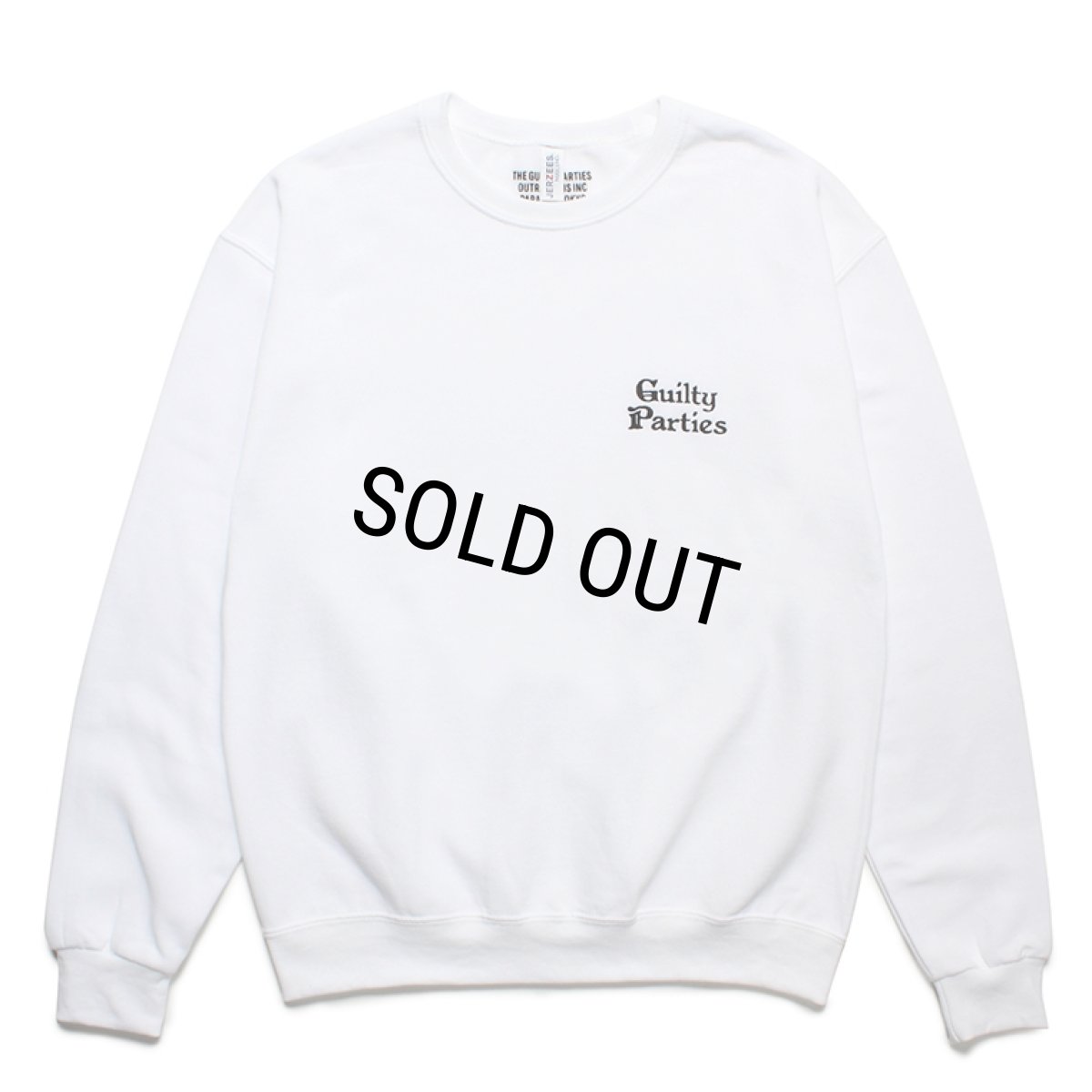 画像1: WACKO MARIA/SWEAT SHIRT（WHITE）［クルーネックスウェット-23秋冬］ (1)
