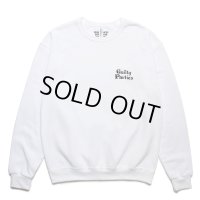 WACKO MARIA/SWEAT SHIRT（WHITE）［クルーネックスウェット-23秋冬］