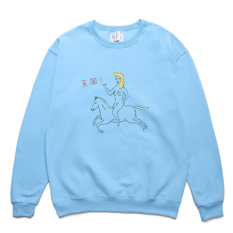 画像1: WACKO MARIA/SWEAT SHIRT（BLUE）［クルーネックスウェット-23秋冬］