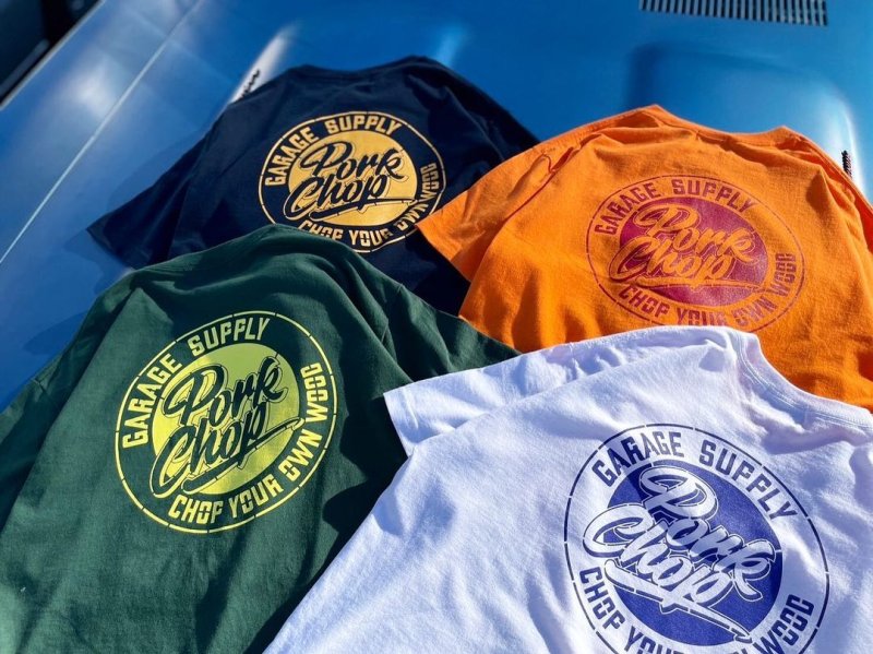 画像3: PORKCHOP/STENCIL CS TEE（WHITE）［プリントT-23秋冬］