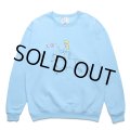 WACKO MARIA/SWEAT SHIRT（BLUE）［クルーネックスウェット-23秋冬］