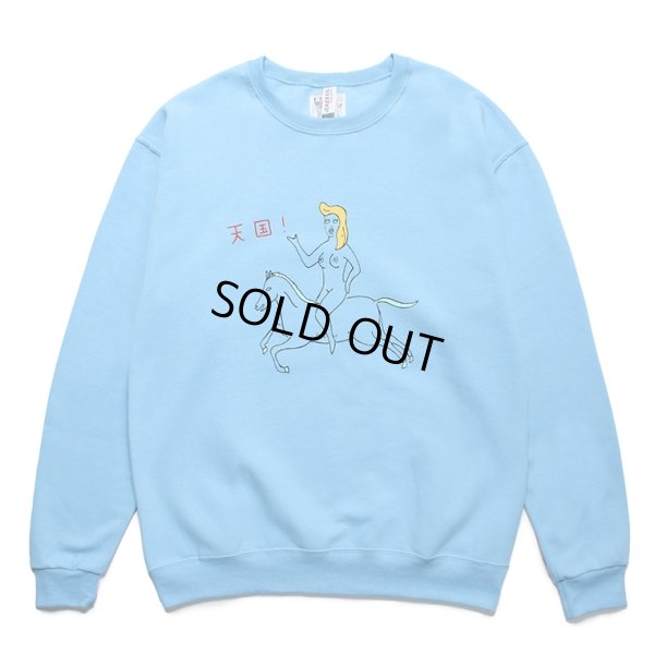 画像1: WACKO MARIA/SWEAT SHIRT（BLUE）［クルーネックスウェット-23秋冬］