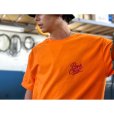 画像5: PORKCHOP/STENCIL CS TEE（ORANGE）［プリントT-23秋冬］