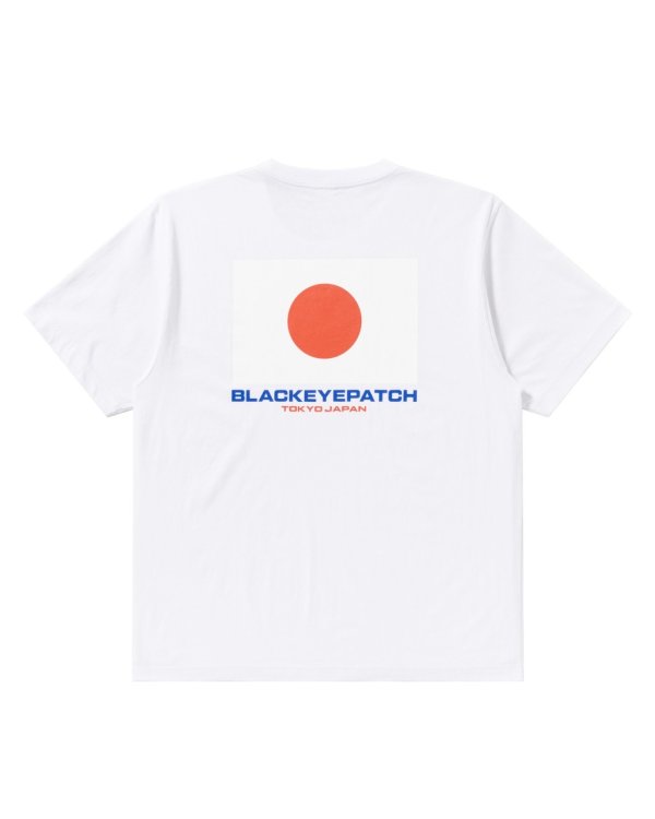 画像1: BlackEyePatch/JAPAN FLAG TEE（WHITE）