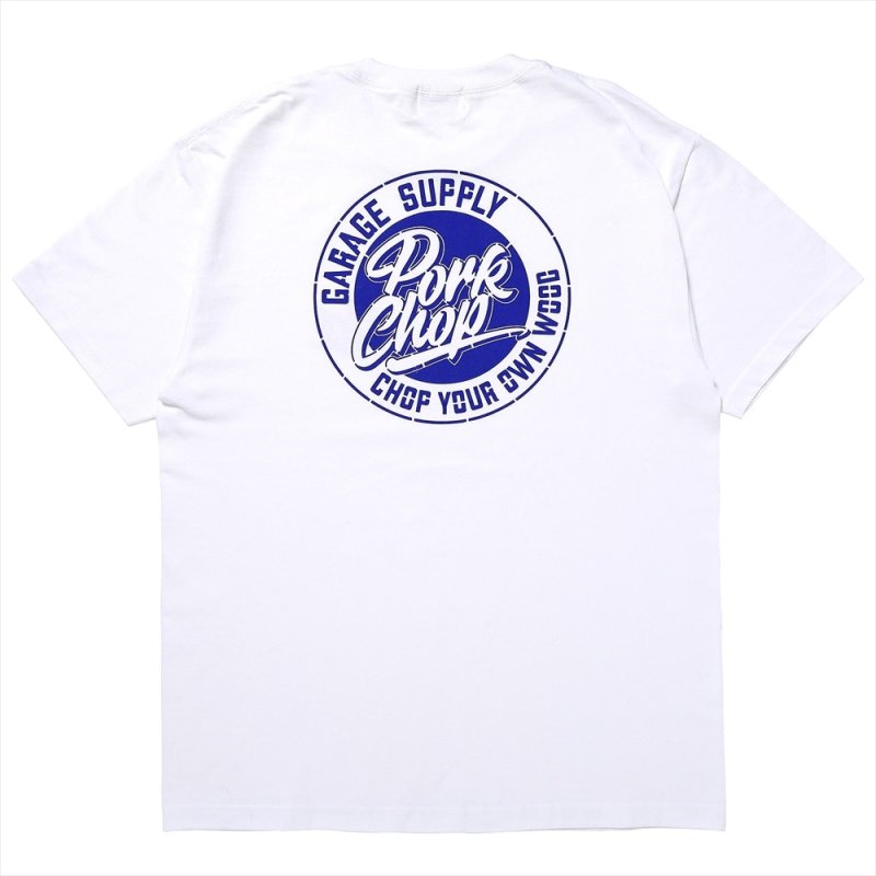 画像2: PORKCHOP/STENCIL CS TEE（WHITE）［プリントT-23秋冬］