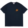 画像2: PORKCHOP/STENCIL CS TEE（NAVY）［プリントT-23秋冬］ (2)