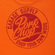 画像4: PORKCHOP/STENCIL CS TEE（ORANGE）［プリントT-23秋冬］