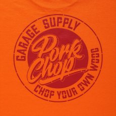 画像4: PORKCHOP/STENCIL CS TEE（ORANGE）［プリントT-23秋冬］ (4)