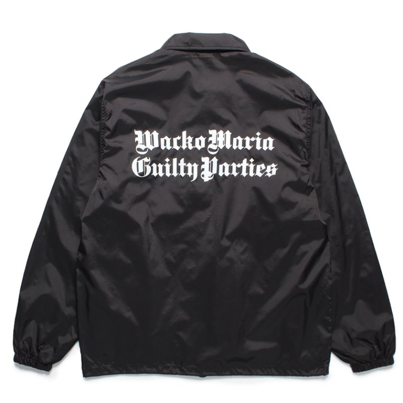 画像2: WACKO MARIA/COACH JACKET（BLACK）［コーチJKT-23秋冬］