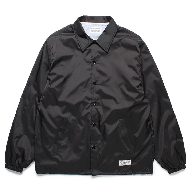 画像1: WACKO MARIA/COACH JACKET（BLACK）［コーチJKT-23秋冬］