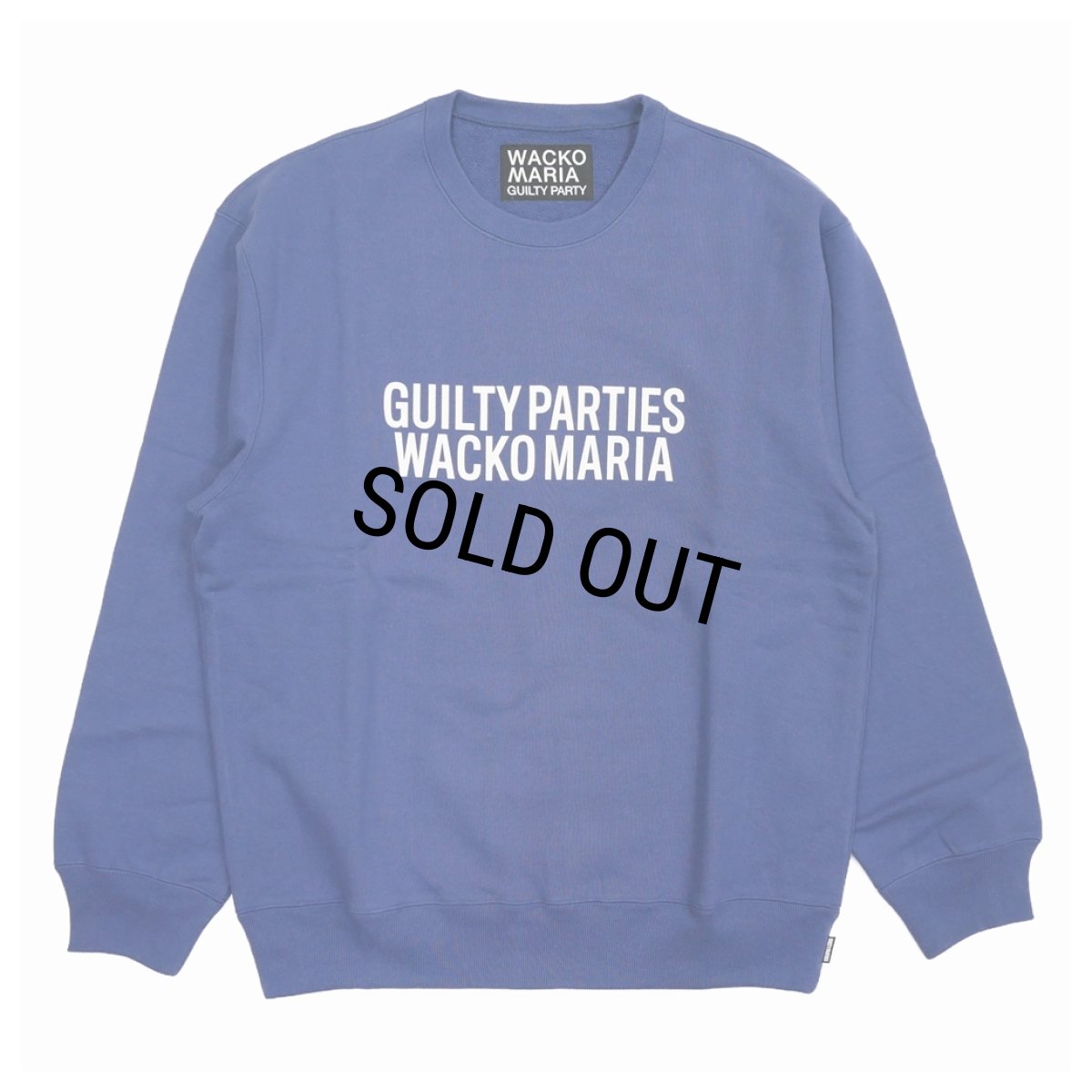 画像1: WACKO MARIA/HEAVY WEIGHT CREW NECK SWEAT SHIRT（NAVY）［クルーネックスウェット-23秋冬］ (1)