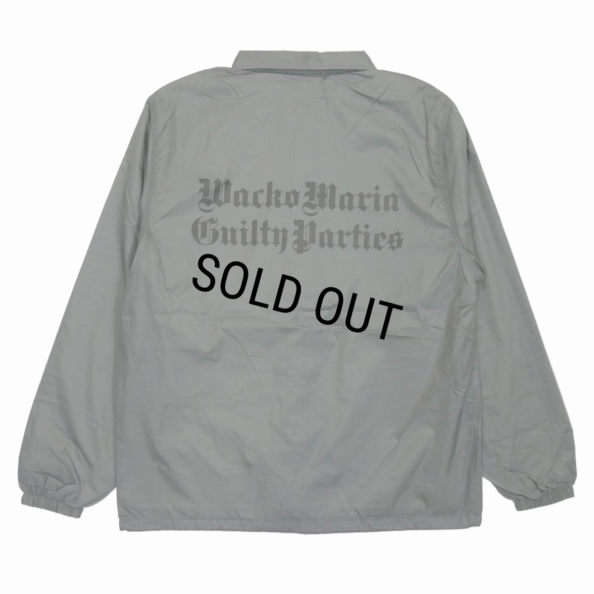 画像1: WACKO MARIA/COACH JACKET（GRAY）［コーチJKT-23秋冬］ (1)