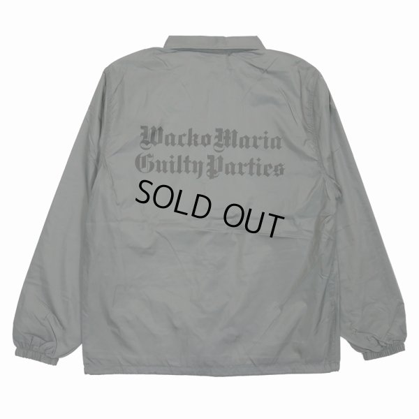 画像1: WACKO MARIA/COACH JACKET（GRAY）［コーチJKT-23秋冬］