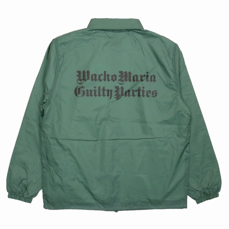 画像2: WACKO MARIA/COACH JACKET（GREEN）［コーチJKT-23秋冬］