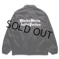 WACKO MARIA/COACH JACKET（BLACK）［コーチJKT-23秋冬］