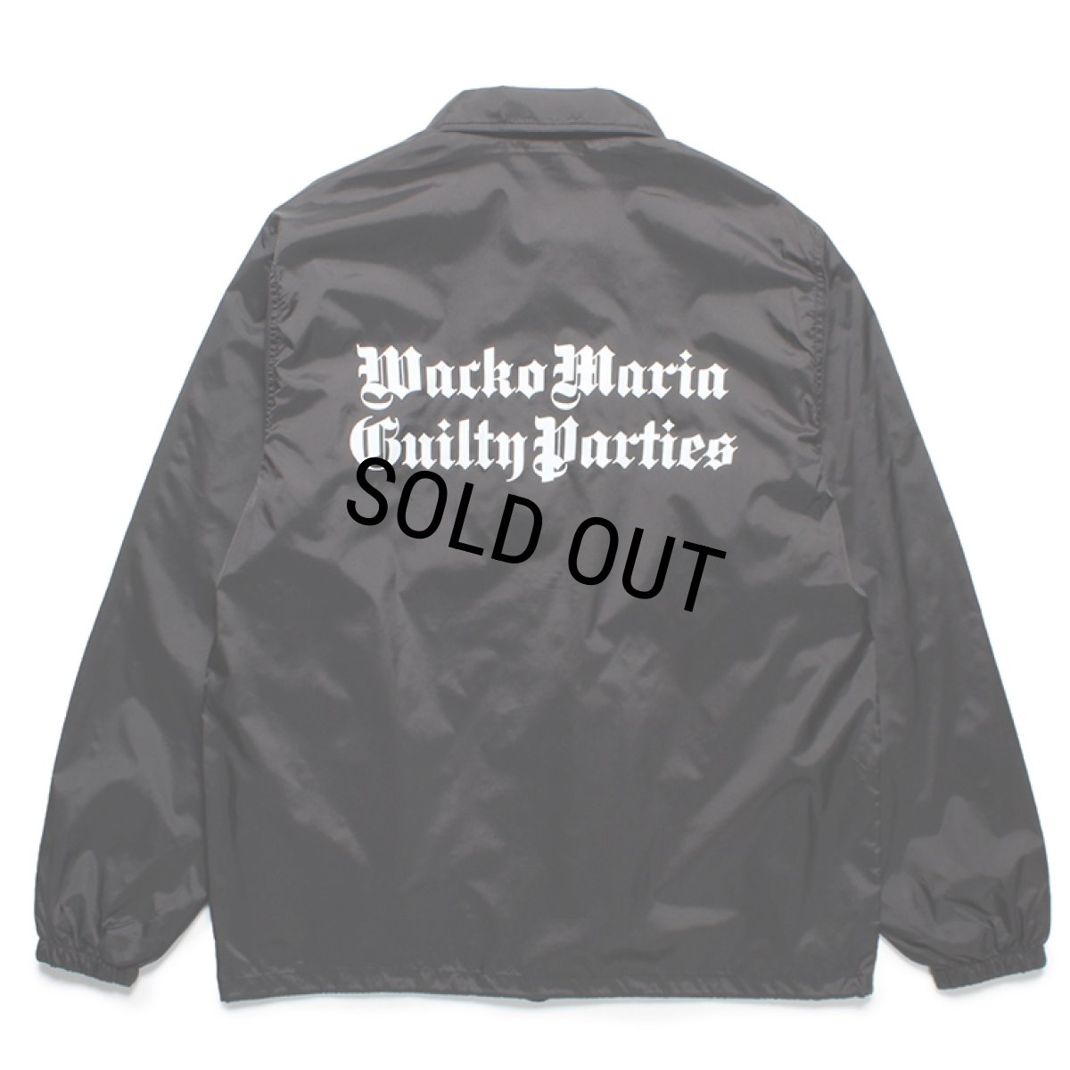画像1: WACKO MARIA/COACH JACKET（BLACK）［コーチJKT-23秋冬］ (1)
